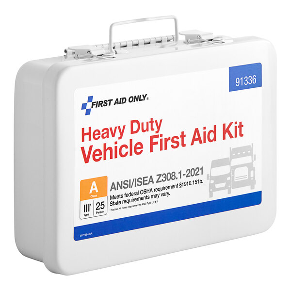 Red Rugged Class B First Aid Kit