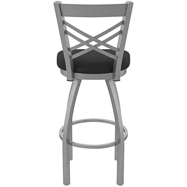 Holland Bar Stool Crossback Swivel Stainless Steel Outdoor Extra Tall