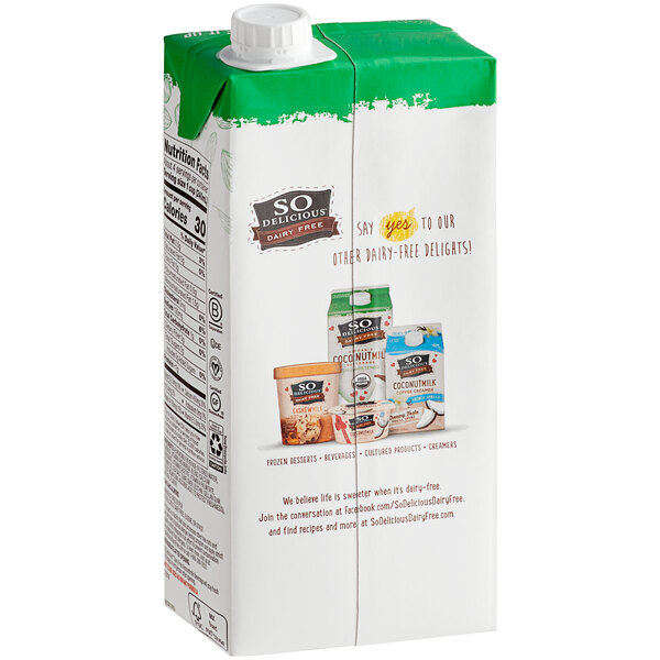 So Delicious Unsweetened Almond Milk (32 oz., 6/Case)