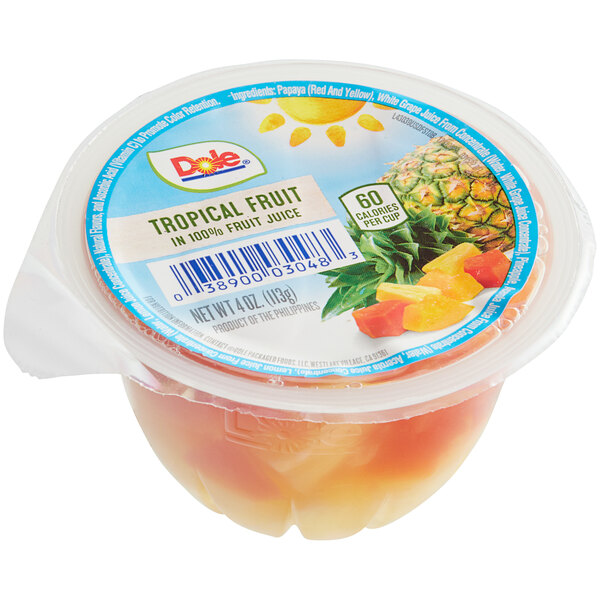 Dole Tropical Fruit in Juice 4 oz. Cup 36/Case