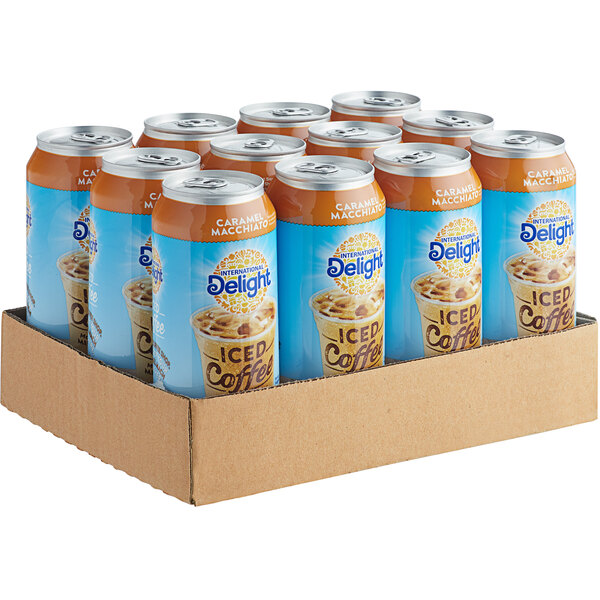 International Delight Caramel Macchiato Iced Coffee Cans
