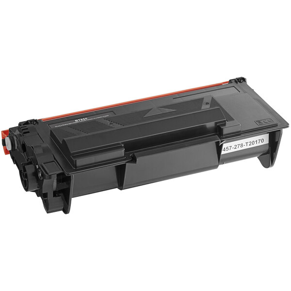 A black Point Plus printer toner cartridge replacement for Brother TN820 / TN850.