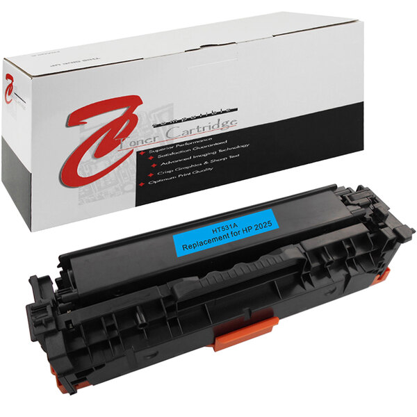 A white and black Point Plus toner cartridge box with blue text.