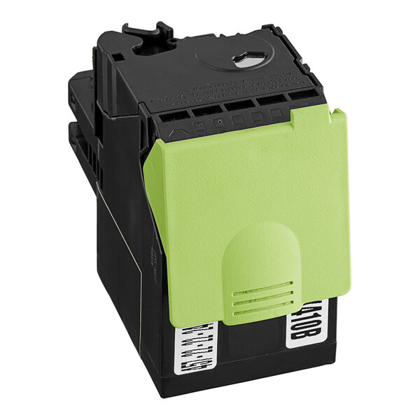 A black and green Point Plus toner cartridge for a Lexmark printer.
