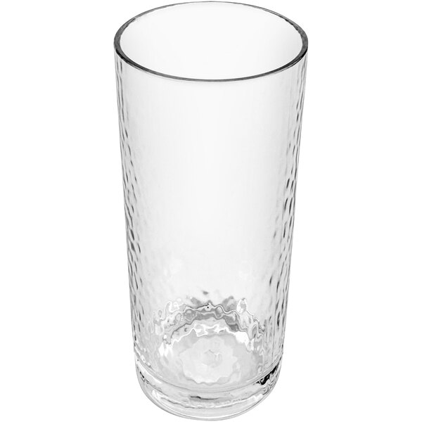 GET Hammered 14 oz. SAN Plastic Collins Glass 24/Case