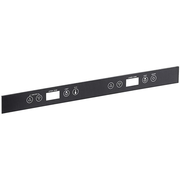 A black rectangular AvaValley control cover with white text and four buttons.