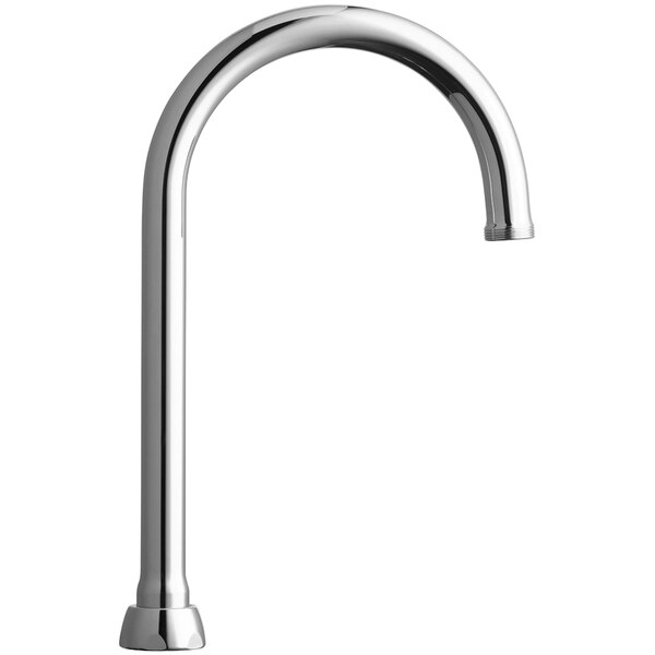 Chicago Faucets GN2AJKABCP 5 1/4" Rigid / Swing Gooseneck Spout