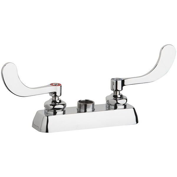 Chicago Faucets W4DLES317AB DeckMounted Spoutless Faucet with 4" Fixed Centers and 4