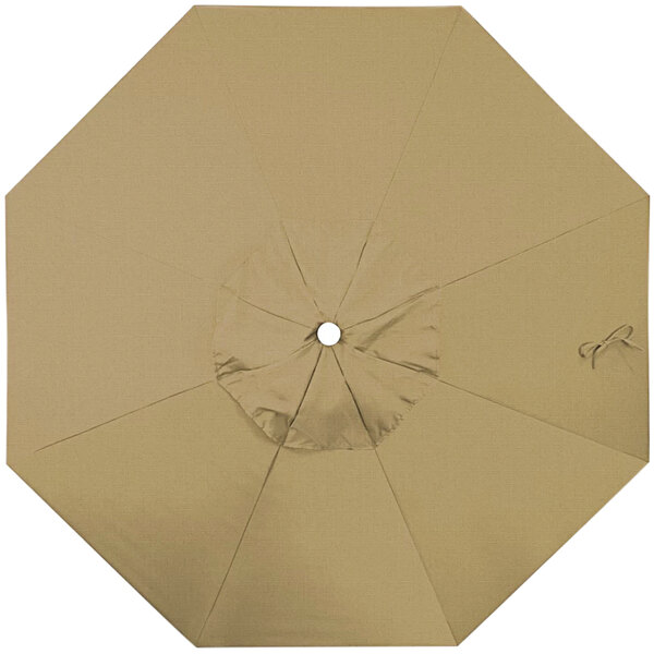California Umbrella 9' Straw Olefin Replacement Canopy