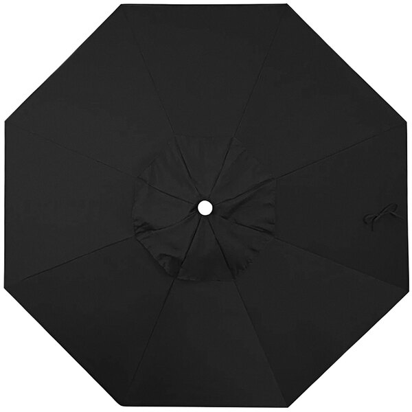 California Umbrella 9' Black Olefin Replacement Canopy
