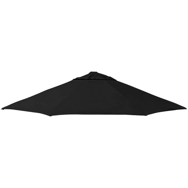 California Umbrella 9' Black Sunbrella 1A Replacement Canopy