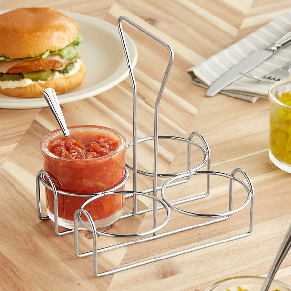 4 Compartment Condiment Holder