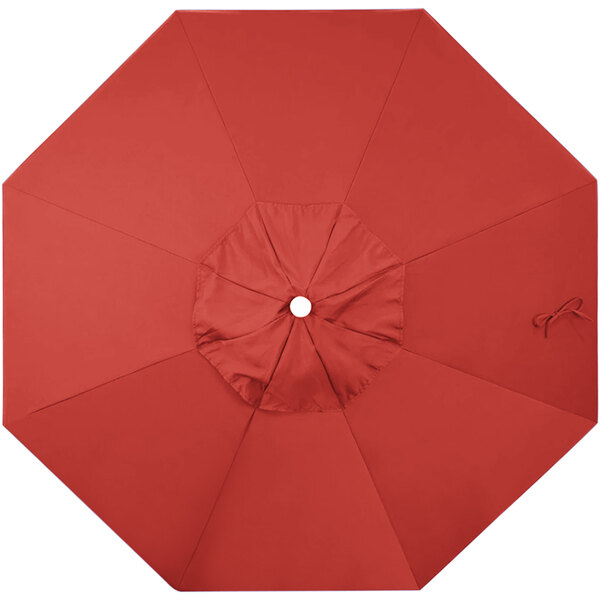 California Umbrella 9' Red Olefin Replacement Canopy