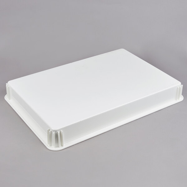 Cambro DB18263CW148 Camwear 18" x 26" x 3" White Polycarbonate Pizza