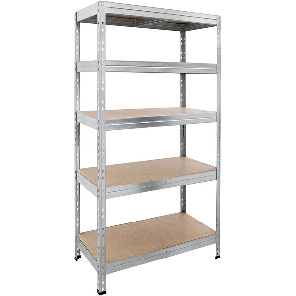 AR Shelving 18" x 35" x 71" HeavyDuty 5Shelf Galvanized Boltless