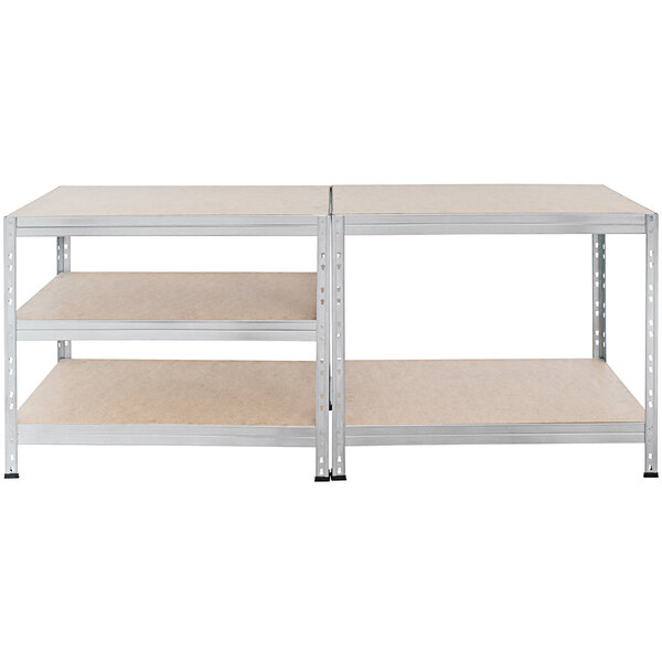 AR Shelving 16" x 35" x 71" 5Shelf Galvanized Boltless Rivet