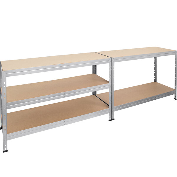 AR Shelving 20" x 47" x 71" HeavyDuty 5Shelf Galvanized Boltless