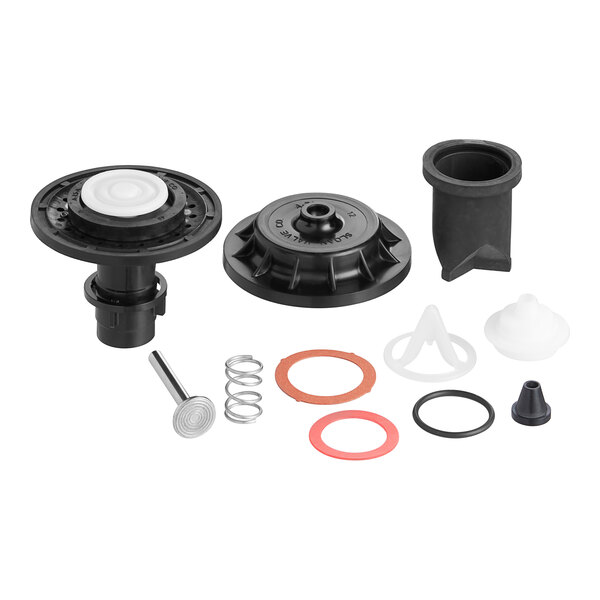 A black and white Sloan Regal Diaphragm Tune Up Kit with various parts.