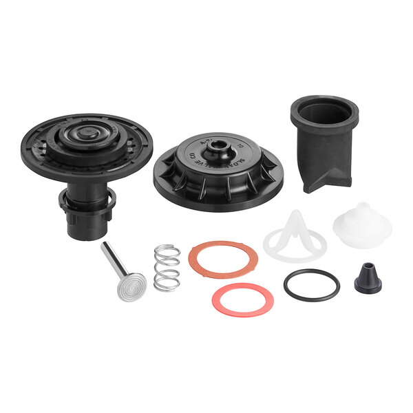 A black Sloan Regal Diaphragm tune up kit with rubber seals.