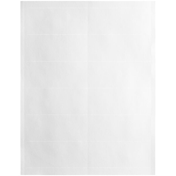 A white rectangular paper with black lines.