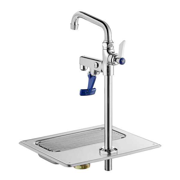 Waterloo 8" Glass Filler Station with 6" Swing Nozzle and 4" x 10" Base