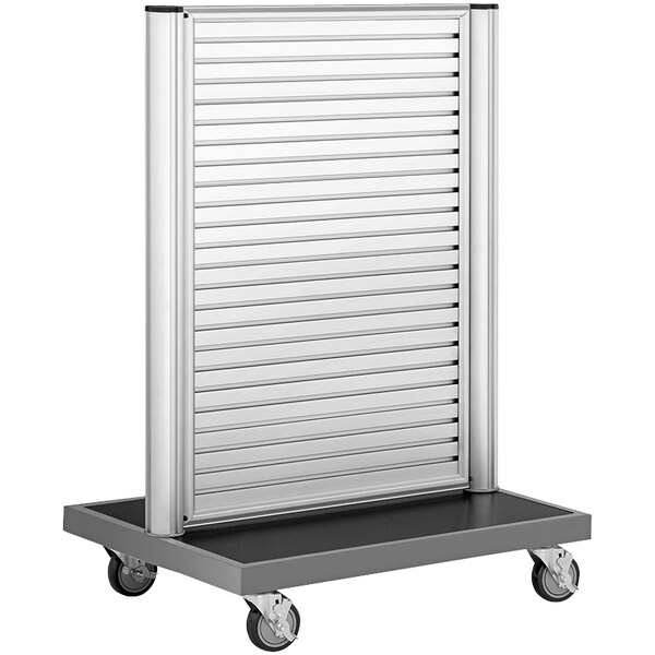 Lavi Industries NeXtrac 32" x 24" x 48" Portable Slatwall Gondola 50