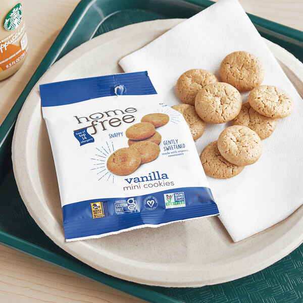 Homefree GlutenFree Mini Vanilla Cookies 1.1 oz. 30/Case
