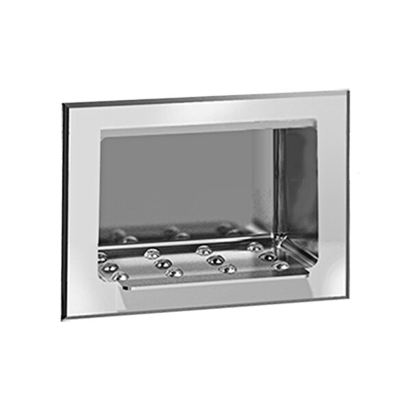 American Specialties, Inc. Stainless Steel Recessed Soap Dish with
