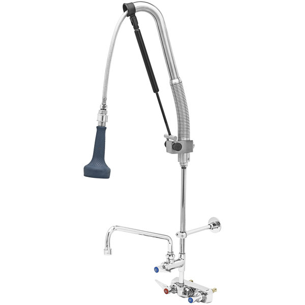 A T&S DuraPull pre-rinse faucet with a hose attachment.