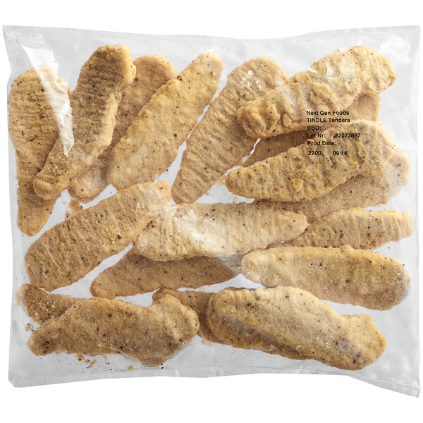 Tindle PlantBased Vegan Chicken Tenders 2 lb. 4/Case