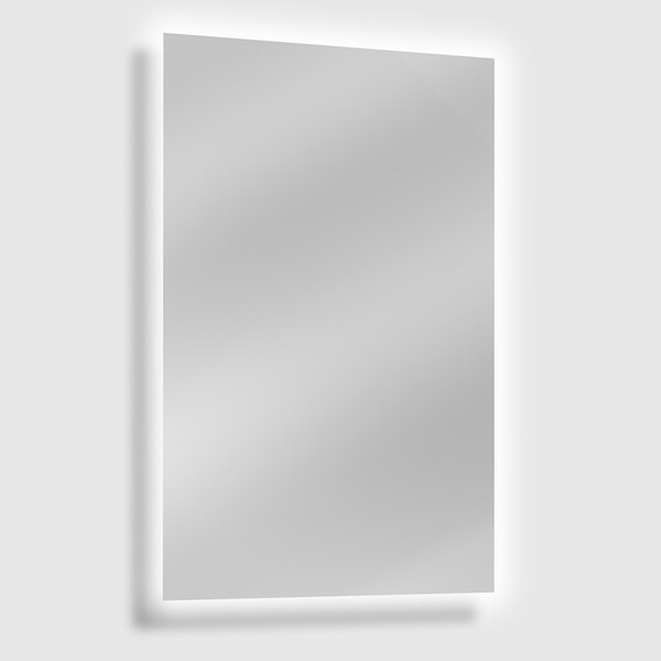 American Specialties, Inc. 24" x 36" Frameless Plate Glass Mirror with