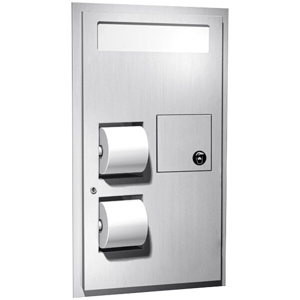 American Specialties, Inc. 100482R Stainless Steel Recessed Toilet