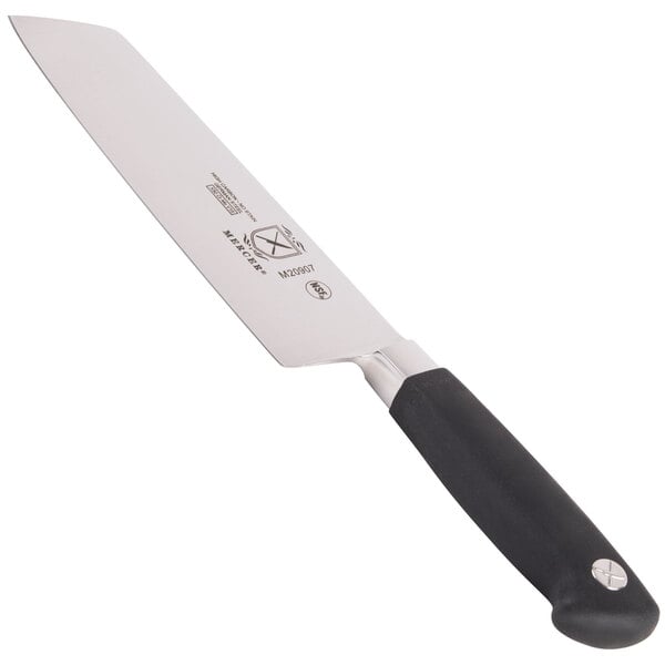 Japanese Nakiri knife with rectangular blade