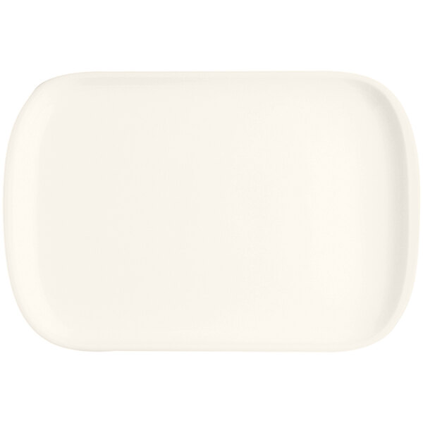 A white rectangular RAK Porcelain platter.