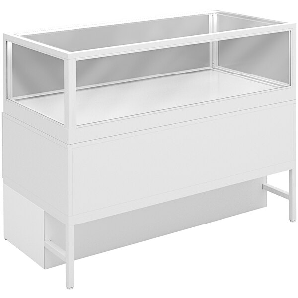 Econoco 47 7/8" x 15 13/16" x 10 3/8" White Front Privacy Panel for