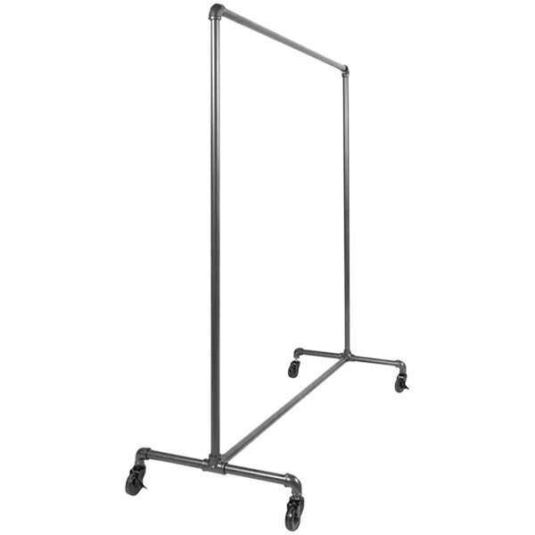 Econoco 60" x 23 5/8" x 64" Anthracite Grey Ballet Garment Rack