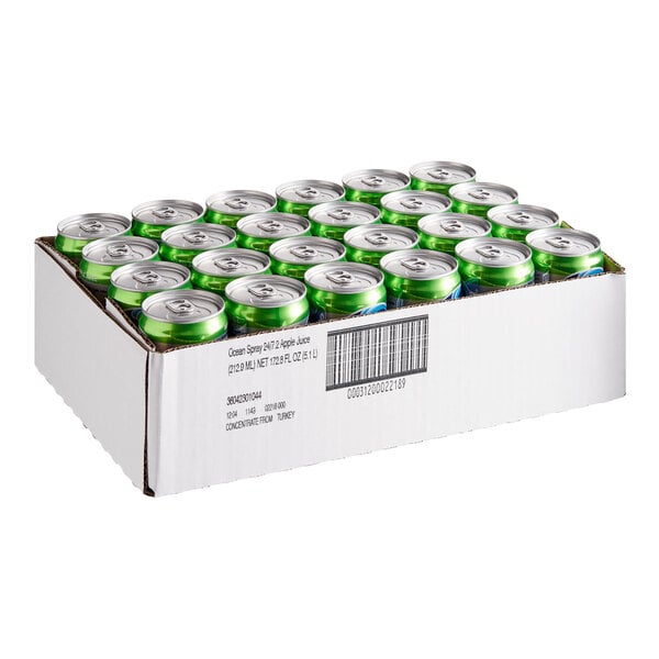 Ocean Spray Apple Juice 7.2 fl. oz. 24/Case