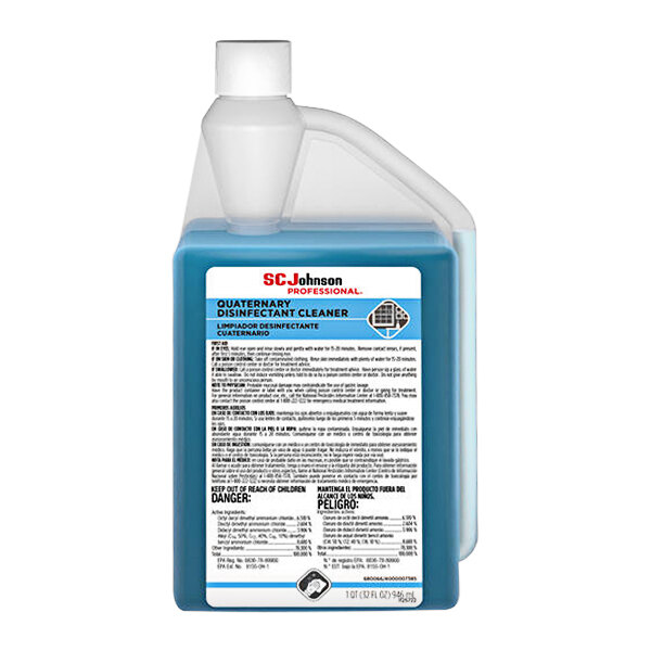 SC Johnson Professional 680066 32 oz. Quaternary Disinfectant Cleaner