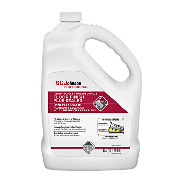 SC Johnson Professional 680075 1 Gallon MultiSurface Floor Finish / Sealer