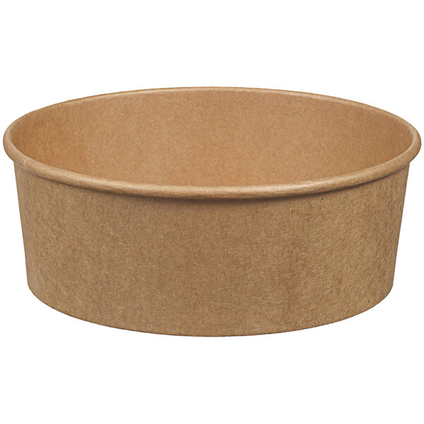 Solia Extra Small 16.9 oz. Kraft Salad Bowl - 300/Case