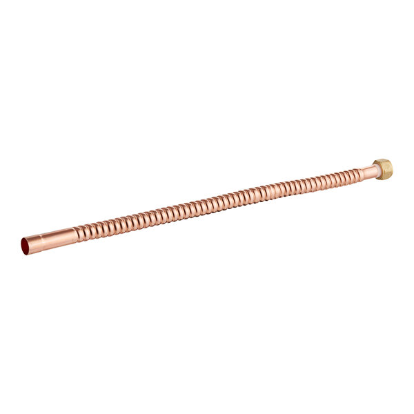 A copper tube with a 3/4" nut on one end and a 3/4" female connector on the other.