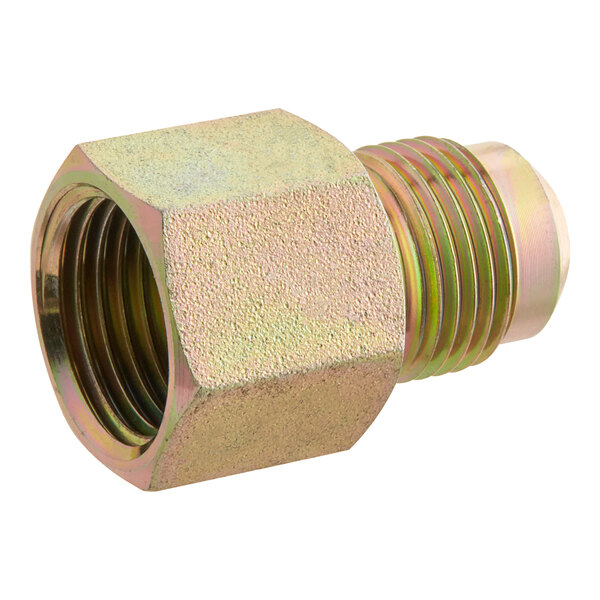 A zinc-plated steel Easyflex gas valve with 1/2" female NPT connection.