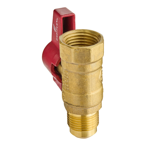 Easyflex G01231 5/8" Brass Gas Valve with 1/2" Female NPT Ball Valve