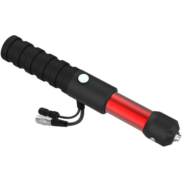A black and red MotorScrubber STORM wand.