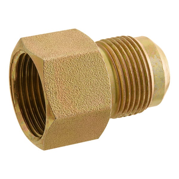 A zinc-plated steel Easyflex gas valve with a 3/4" female NPT connection.