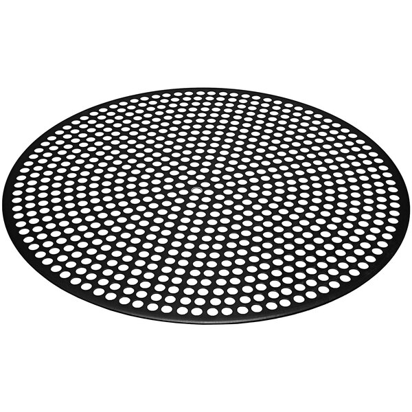 LloydPans QuikDisks 8" Perforated Hard Coat Anodized Aluminum Pizza