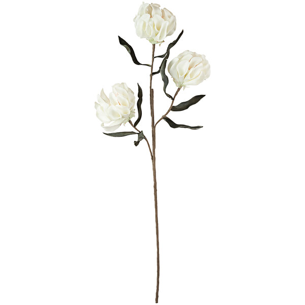 Kalalou 36 Artificial Small White Flower Stems - 6/Case
