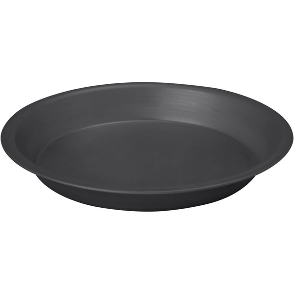 A black round LloydPans pie pan.