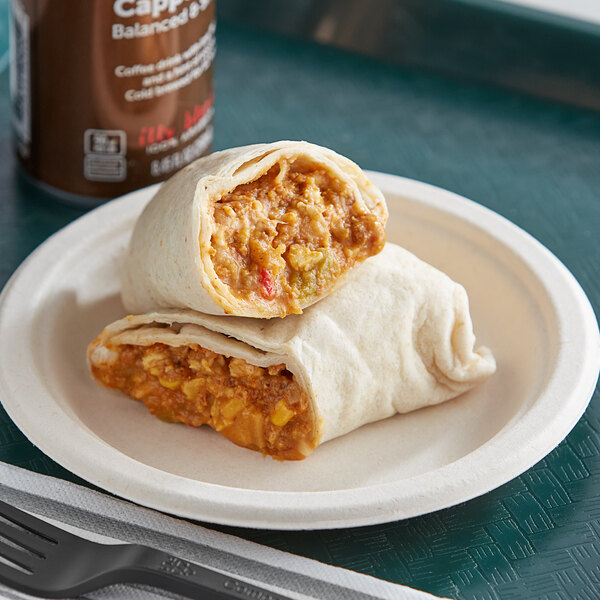 Green Chile Food 7 oz. Egg, Chorizo, and Cheddar Breakfast Burrito 12/Case