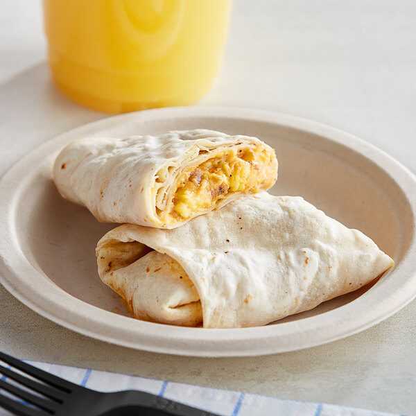 El Monterey 4.5 oz. Egg, Sausage, and Cheese Breakfast Burrito 48/Case